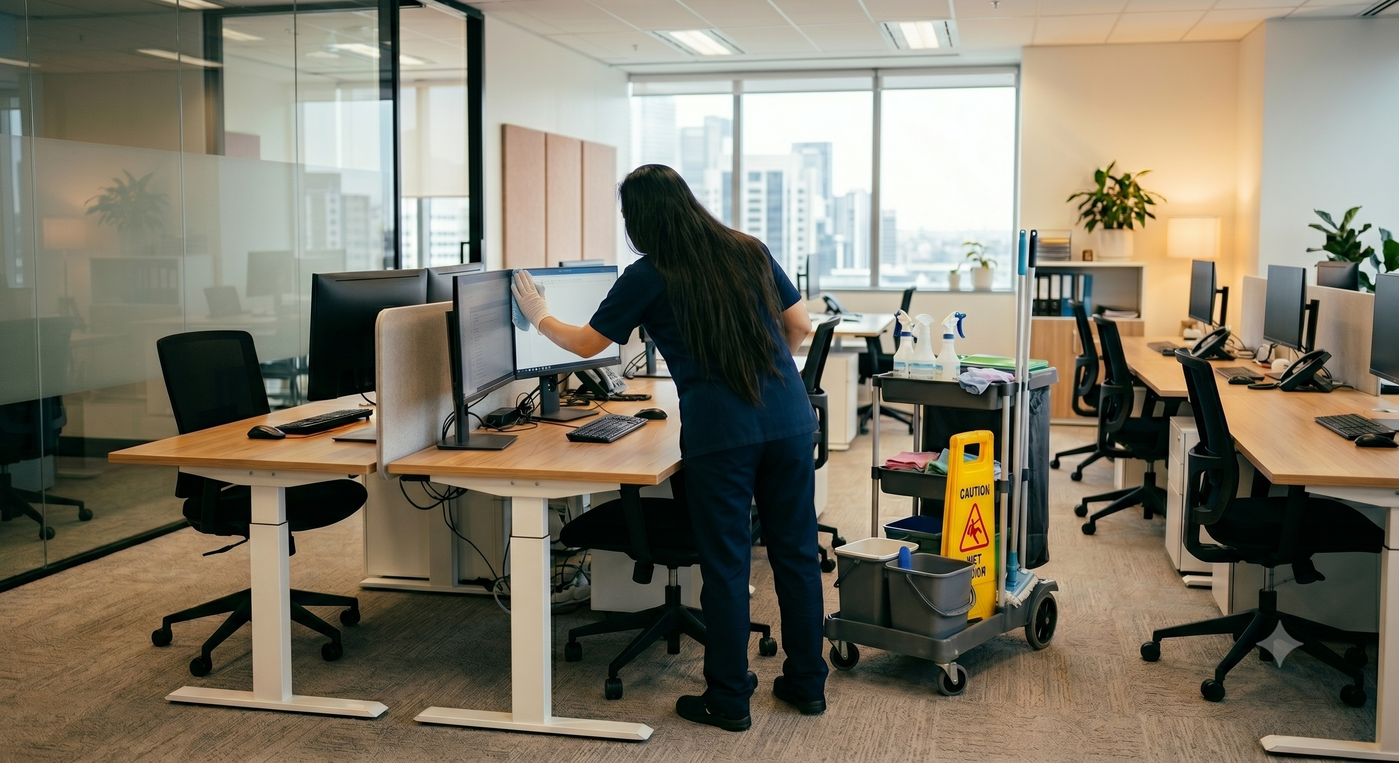 Office cleaning service in South-West Sydney by Hazely Cleaning Co